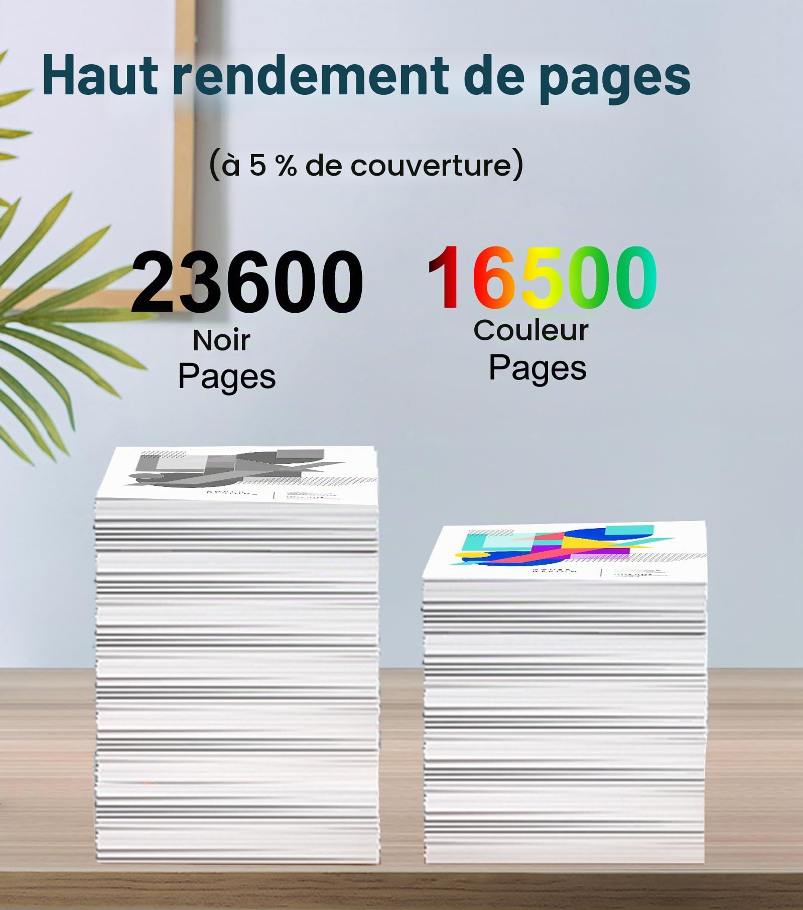 CAIDI Cartouche de Toner Compatible Versalink C7020 C7025 C7030 Remplacement pour Xerox Versalink C7020 C7025 C7030 (Nior/Jaune/Magenta/Cyan)