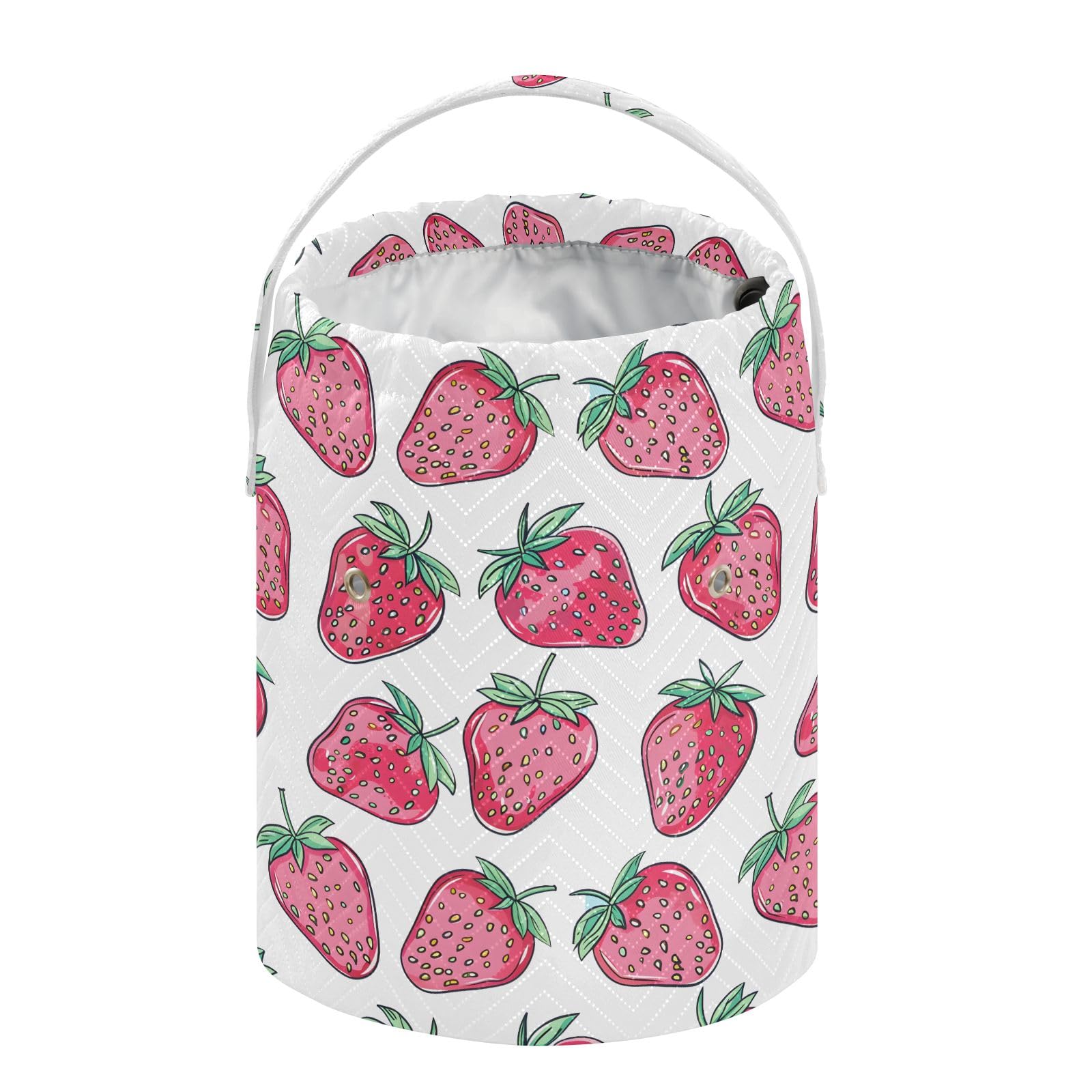 Yarn Storage Bag Small Crochet Bag Knitting Bag Organizer Strawberry 1 Yarn Bags for Crocheting Basket