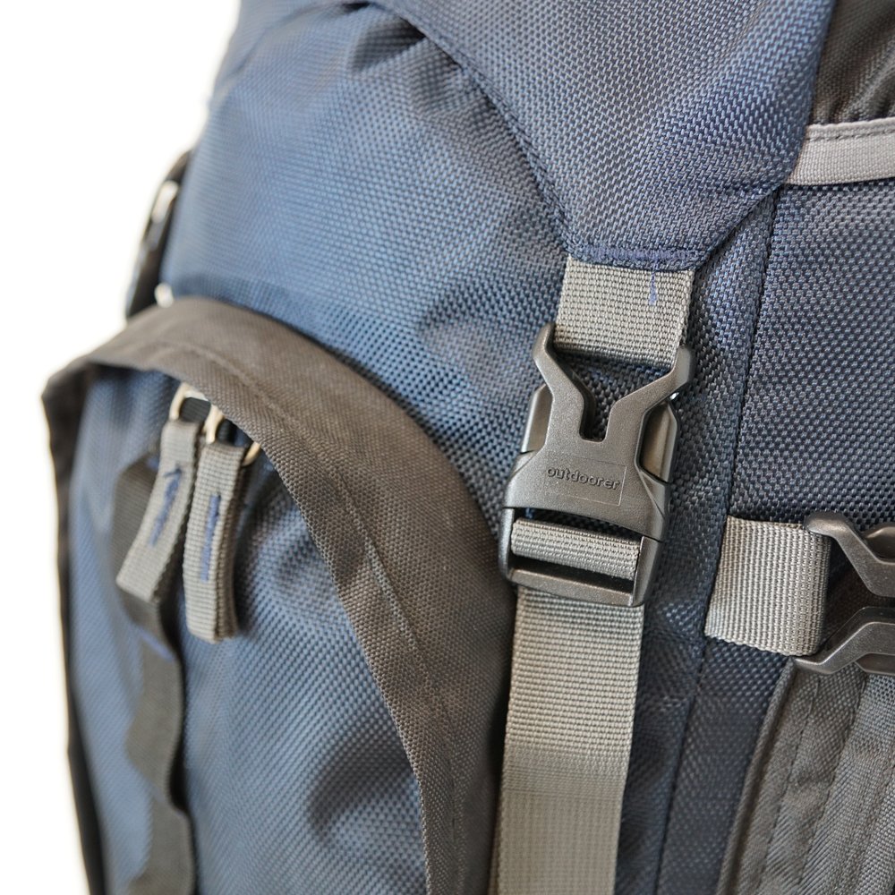 outdoorer Plecak turystyczny 50 l, nadaje się do bagażu podręcznego - Tour Bag 50, niebieski, 50 Lang