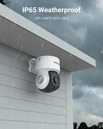 Miniatura 6 de ANNKE APT200 - Paquete de 2 cámaras domo de vigilancia para el hogar CCTV 1080P 2MP AHD CCTV con cable PT con giro de 350 e inclinación de 90,