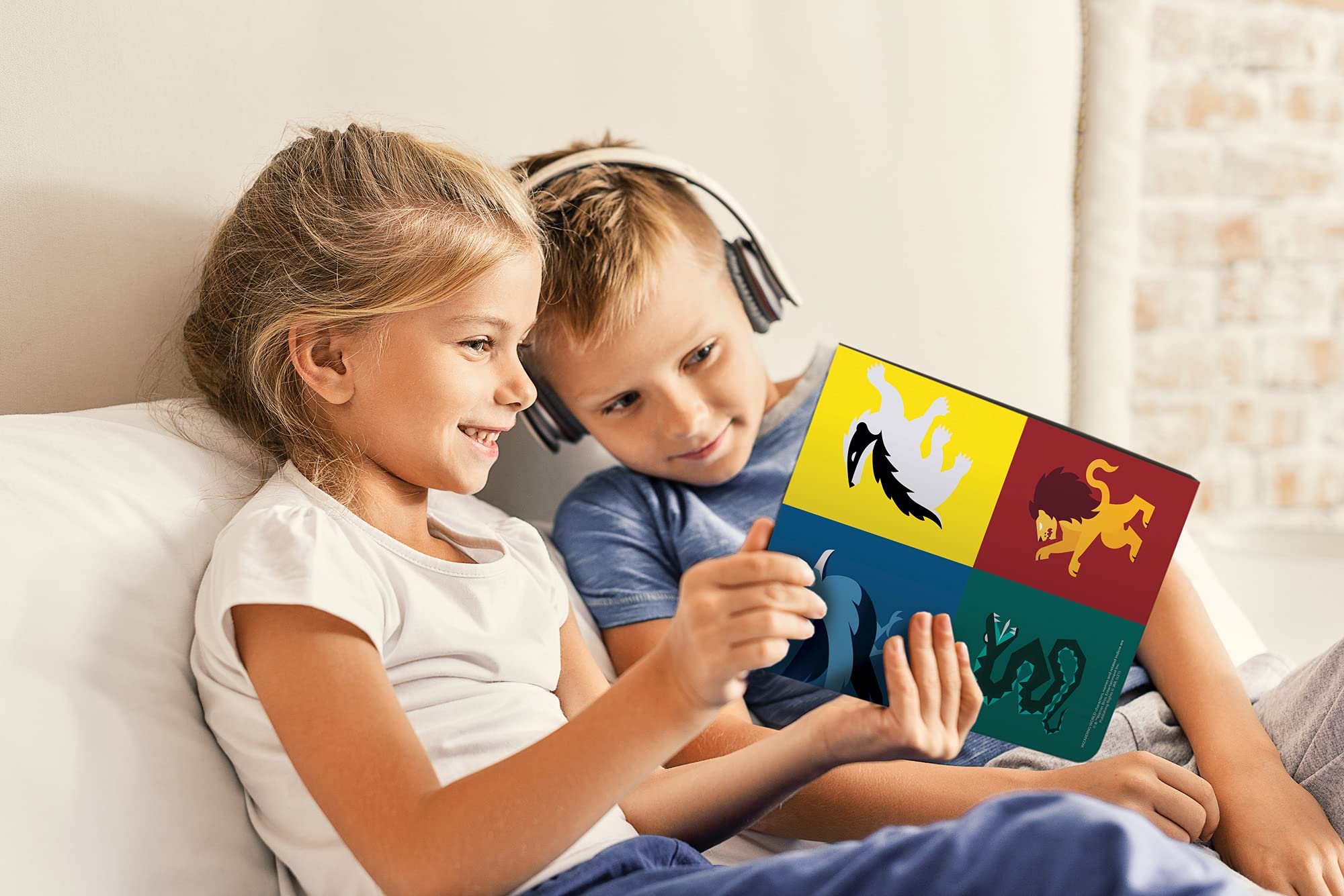Lexibook MFP100HP Harry Potter-7 do 25.4 cm Uniwersalny Stojak dla Dzieci, Kompatybilny z Samsungiem, iPadem i Innymi Tabletami 17.8-25.4 cm, Kreskówka