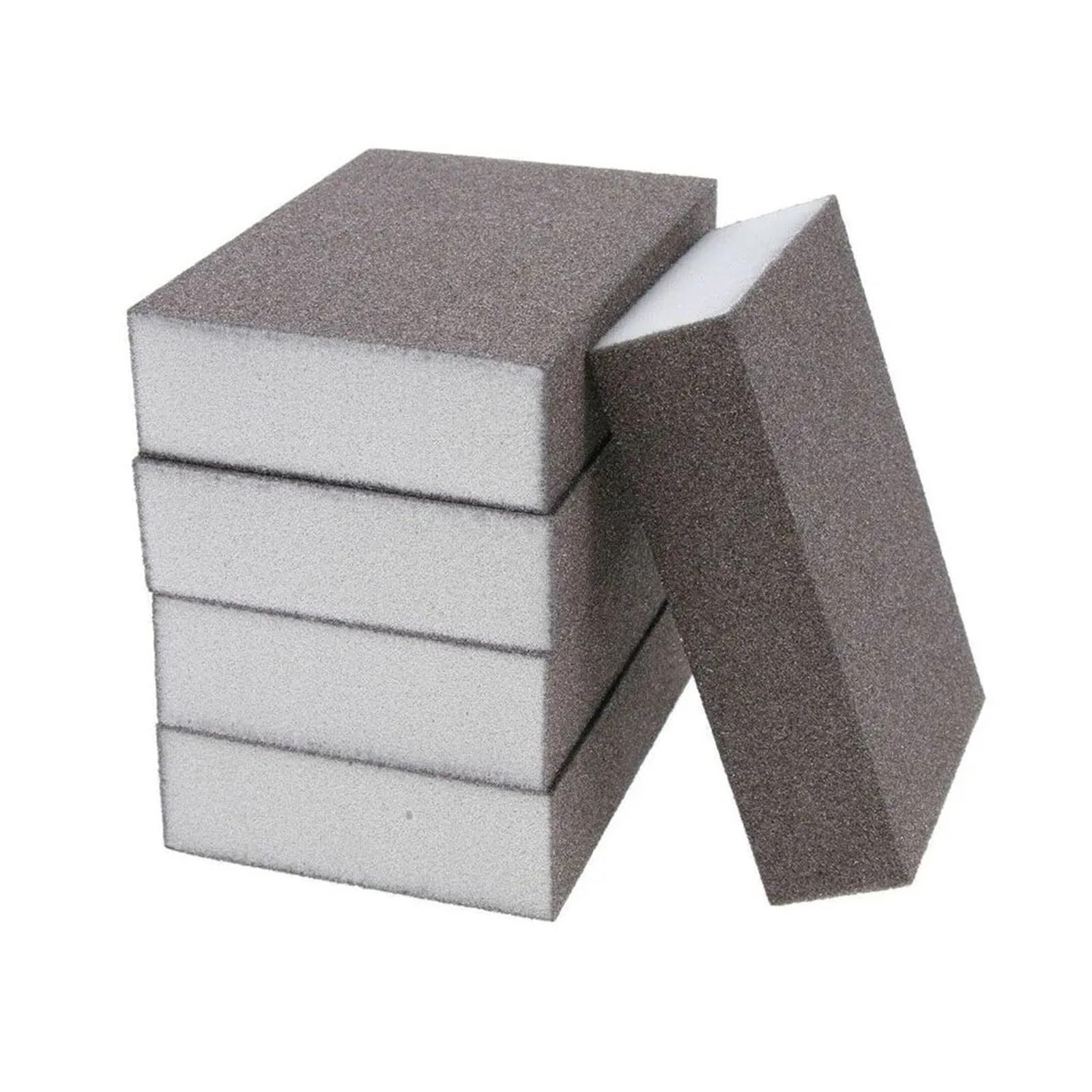 blocco di spugna per levigatura, 5 pezzi di spugna abrasiva for metallo, plastica, legno, vernice, da grossa a extra fine(60)
