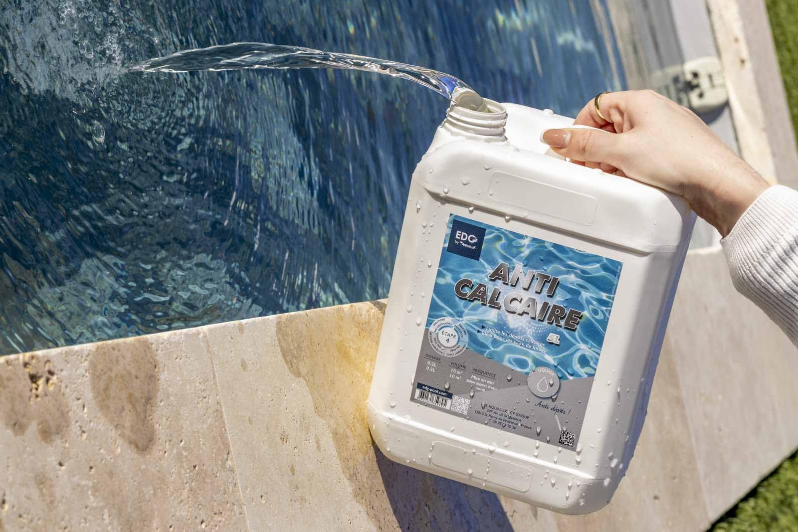 Anti-Calcaire Liquide 5L Anti-Tartre Piscine Spa Haute Performance