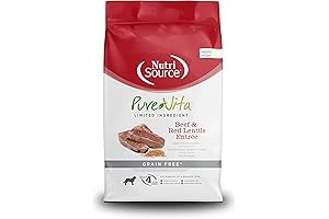 Nutri Source Pure Vita Grain Free Beef & Red Lentils: A Wholesome...