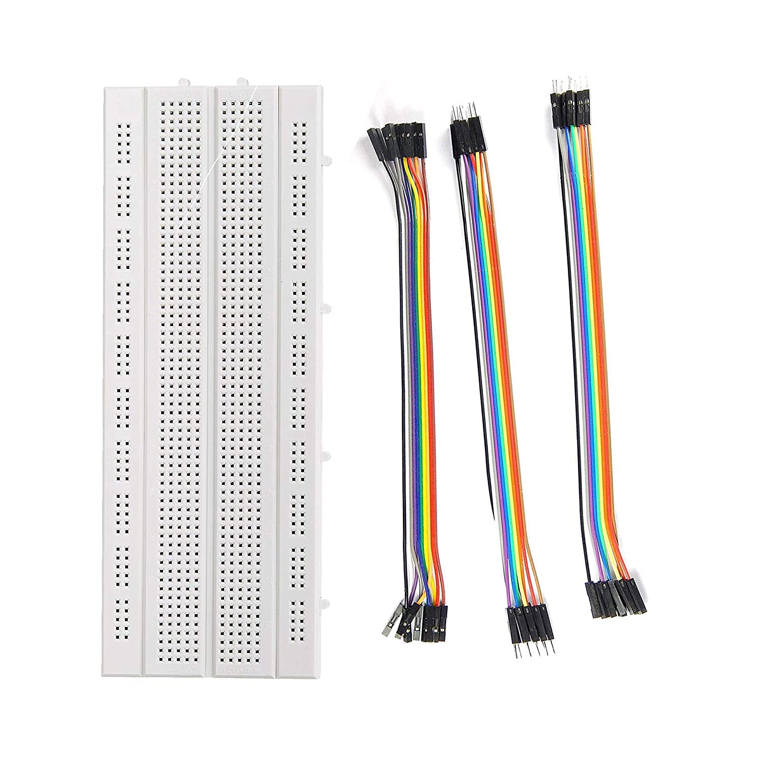 Super Debug Breadboard 840 pin with 30 pcs Jumper wire Set (10PCS Female-Female, 10PCS Male-Female, 10PCS Male-Male) (B09NXKDBJW) Amazon Price History, Amazon Price Tracker