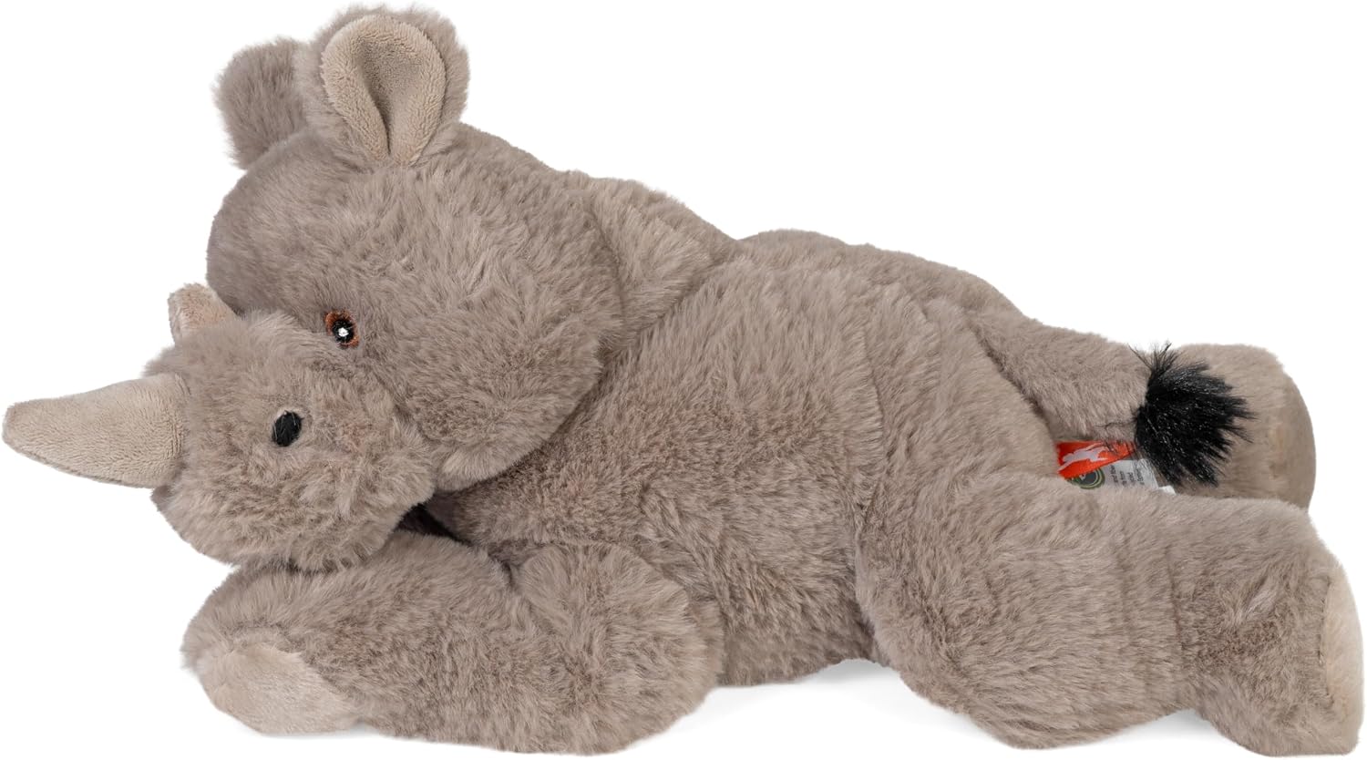 Wild Republic Ecokins, Rhino, Stuffed Animal, 12 inches, Gift for Kids, Plush Toy, Made from Spun Recycled Water Bottles, Eco Friendly, Child’s Room Décor