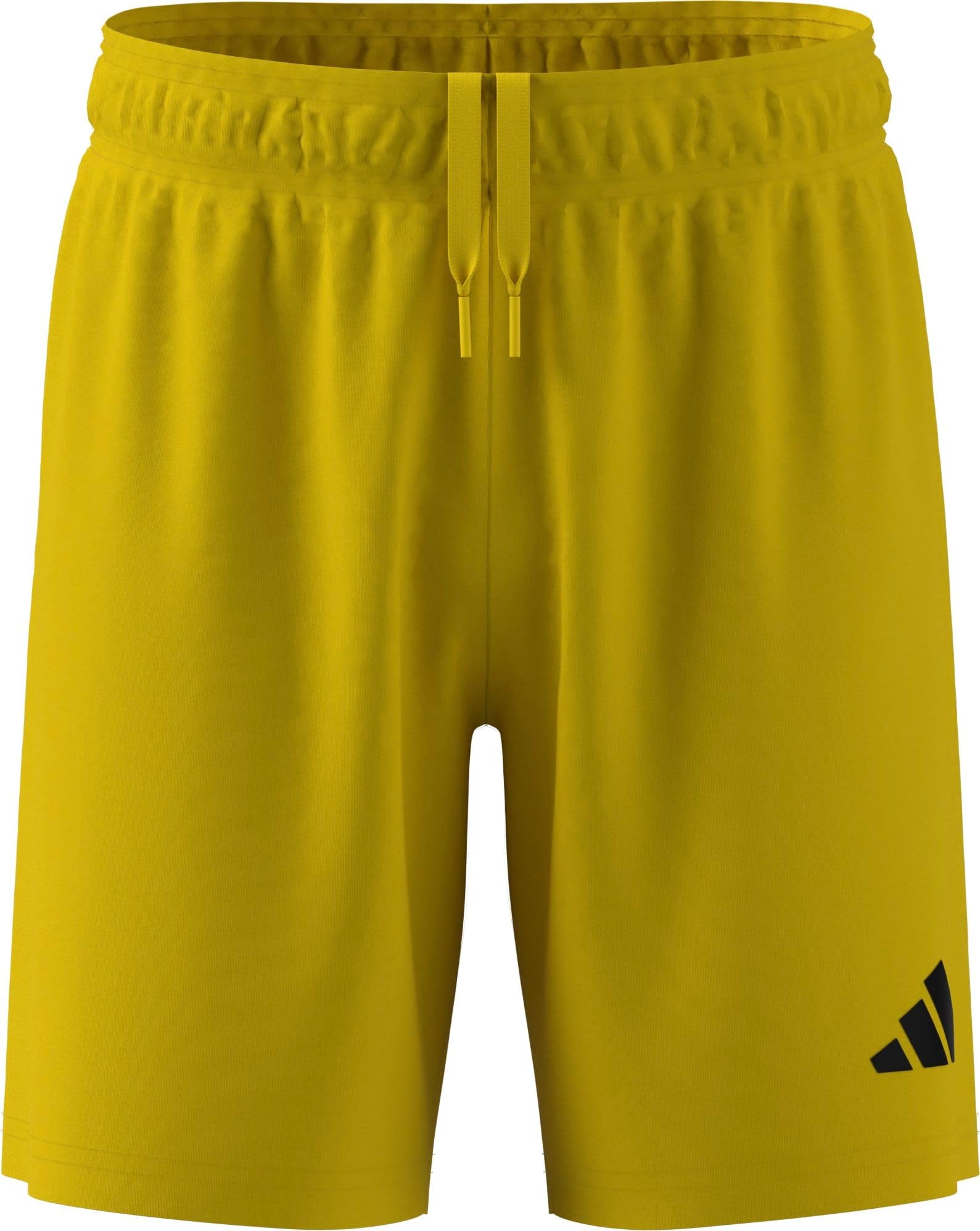 adidas Unisex Kids Entrada26 Kids Shorts, Team Yellow/Black, 13-14 Years