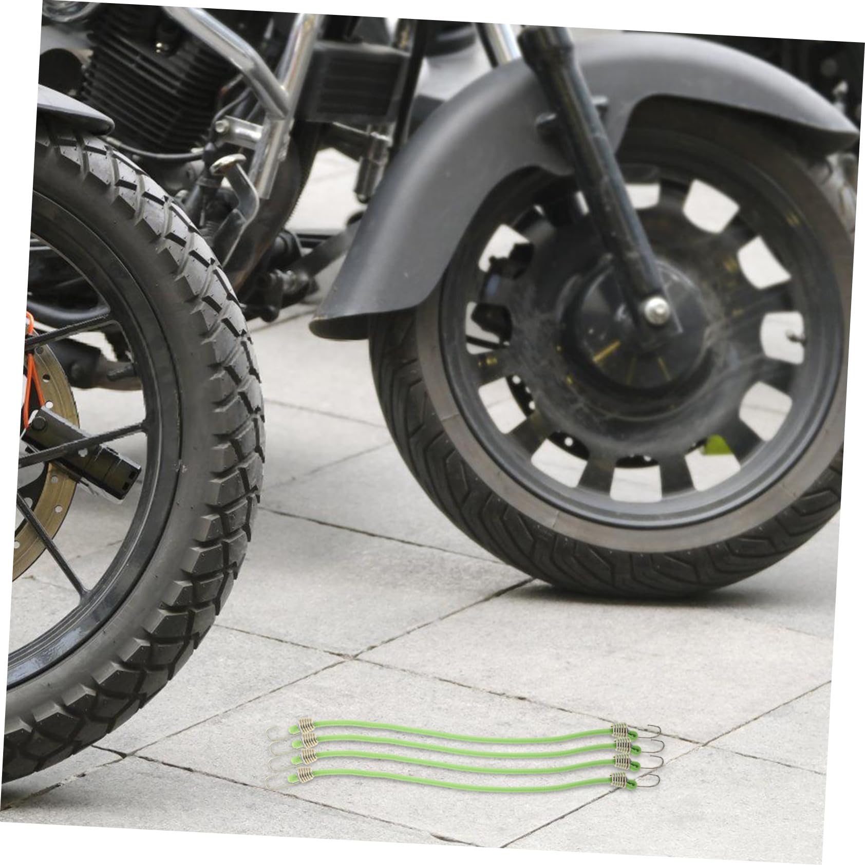 Corde Elastiche Mini con Ganci, 50 Pezzi, Verde, Regolabili | Lattice e Zinco, per Zaini e Bagagli, Uso Tenda e Cargo, Lunghezza Adattabile