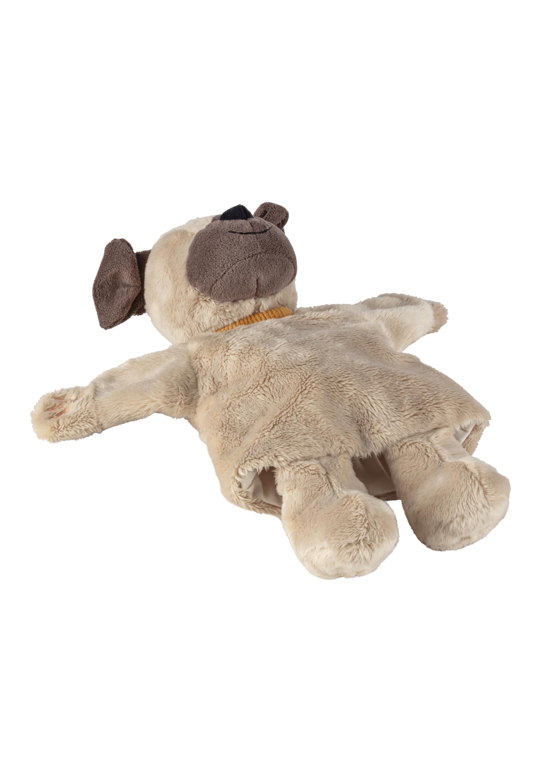 Sterntaler Bambola a mano per cani – giocattolo morbido per bambini per teatro delle bambole, raccontare, coccolare e promuovere la voce, perfetto compagno di gioco e idea regalo, marrone chiaro