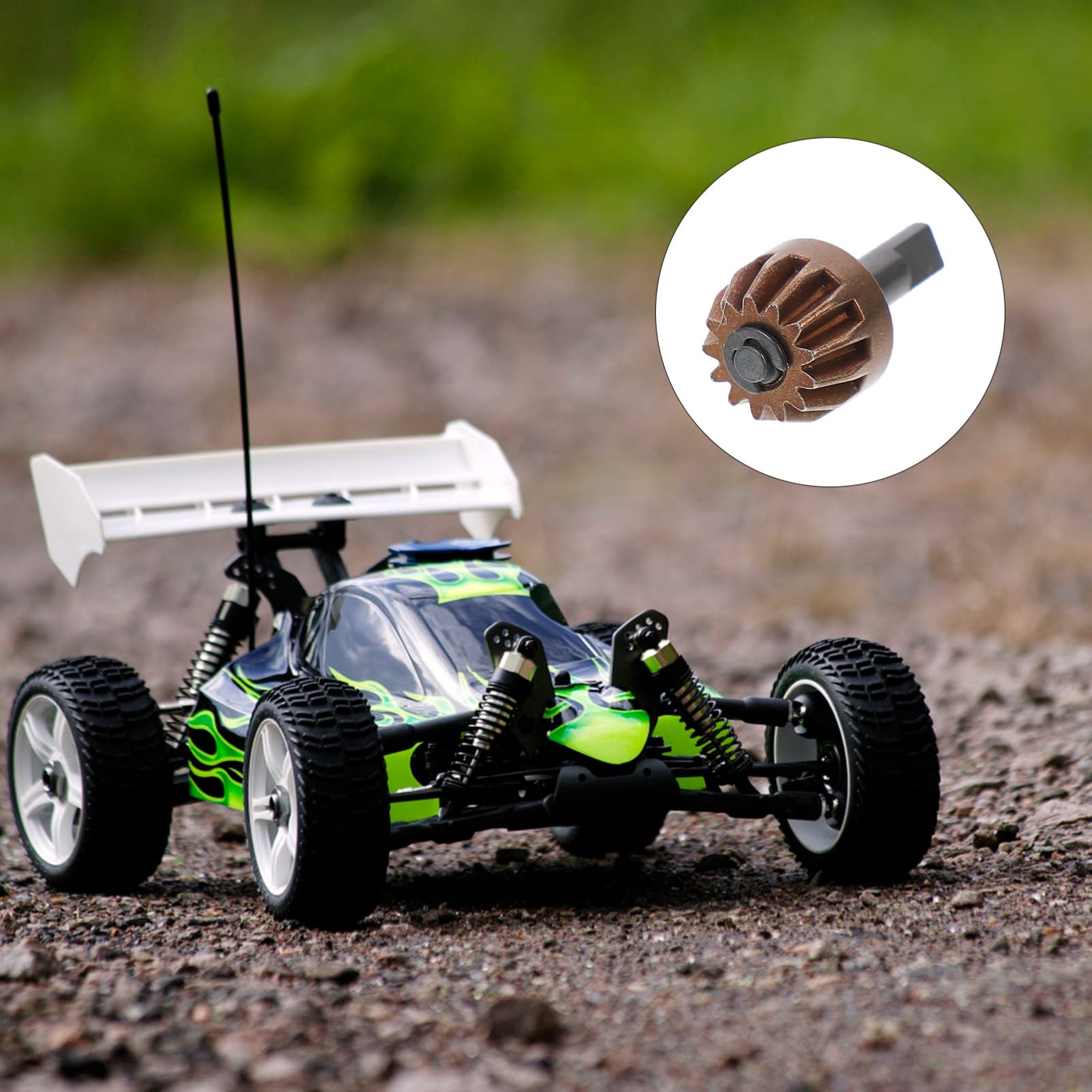 MUSISALY Bevel Gear Differential Toy Car Bevel Gear Differential Bevel Gear Locker Bevel Gear DIY Bevel Gear Main Bevel Gear Heavy Duty Bevel Gear Diff Bevel Gear DIY Gear Part Black Alloy