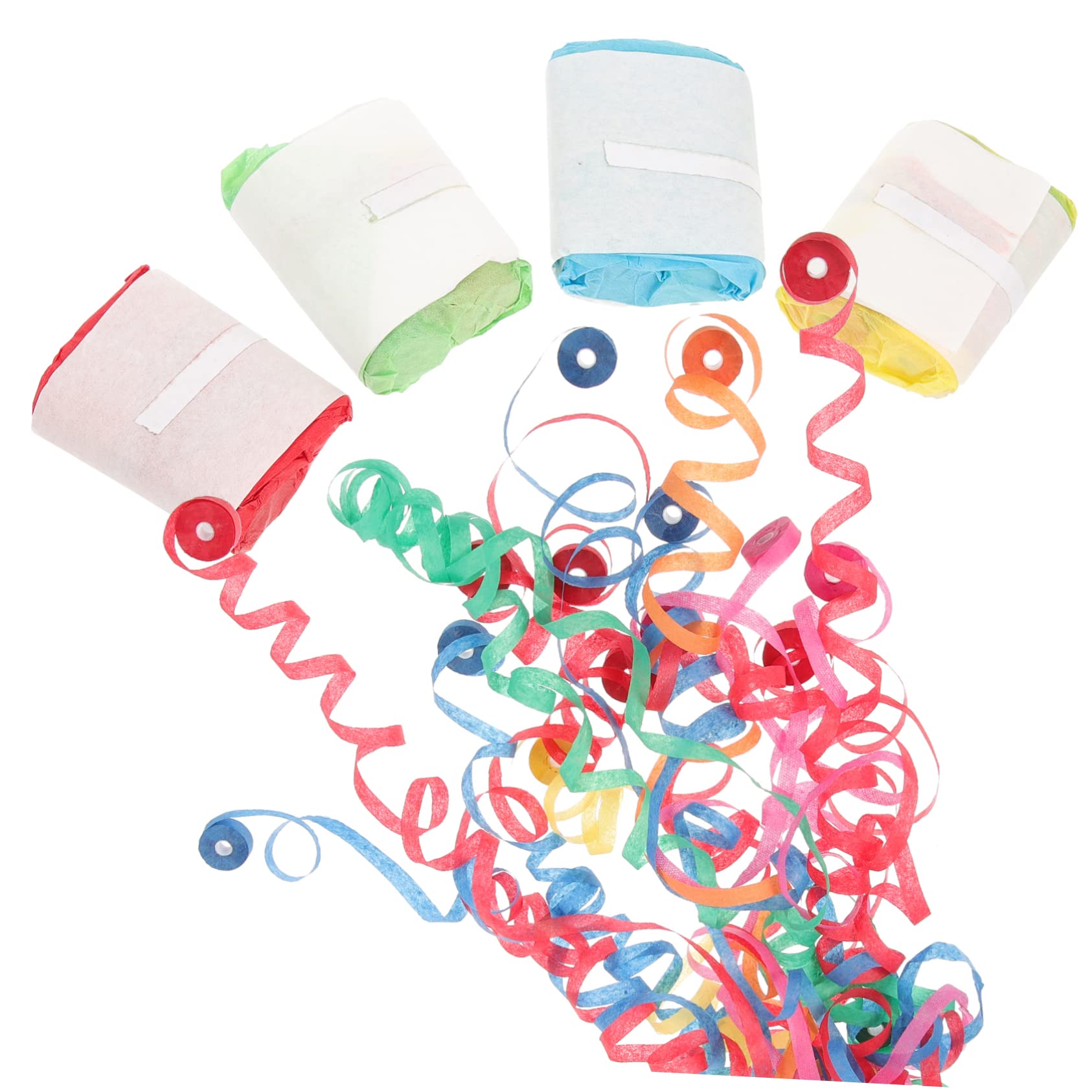 Cabilock 50 Stück Handwerfende Bänder Konfetti-luftschlangen Handwurf-luftschlangen Für Das Festival Luftschlangen Für Hochzeitsüberwürfe Ostern Konfetti Kein Partystreamer Colorful Papier