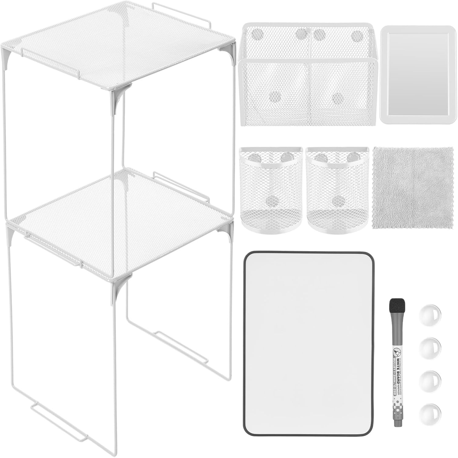Ctosree 13 Pcs Locker Organizer and Decorating Kit First