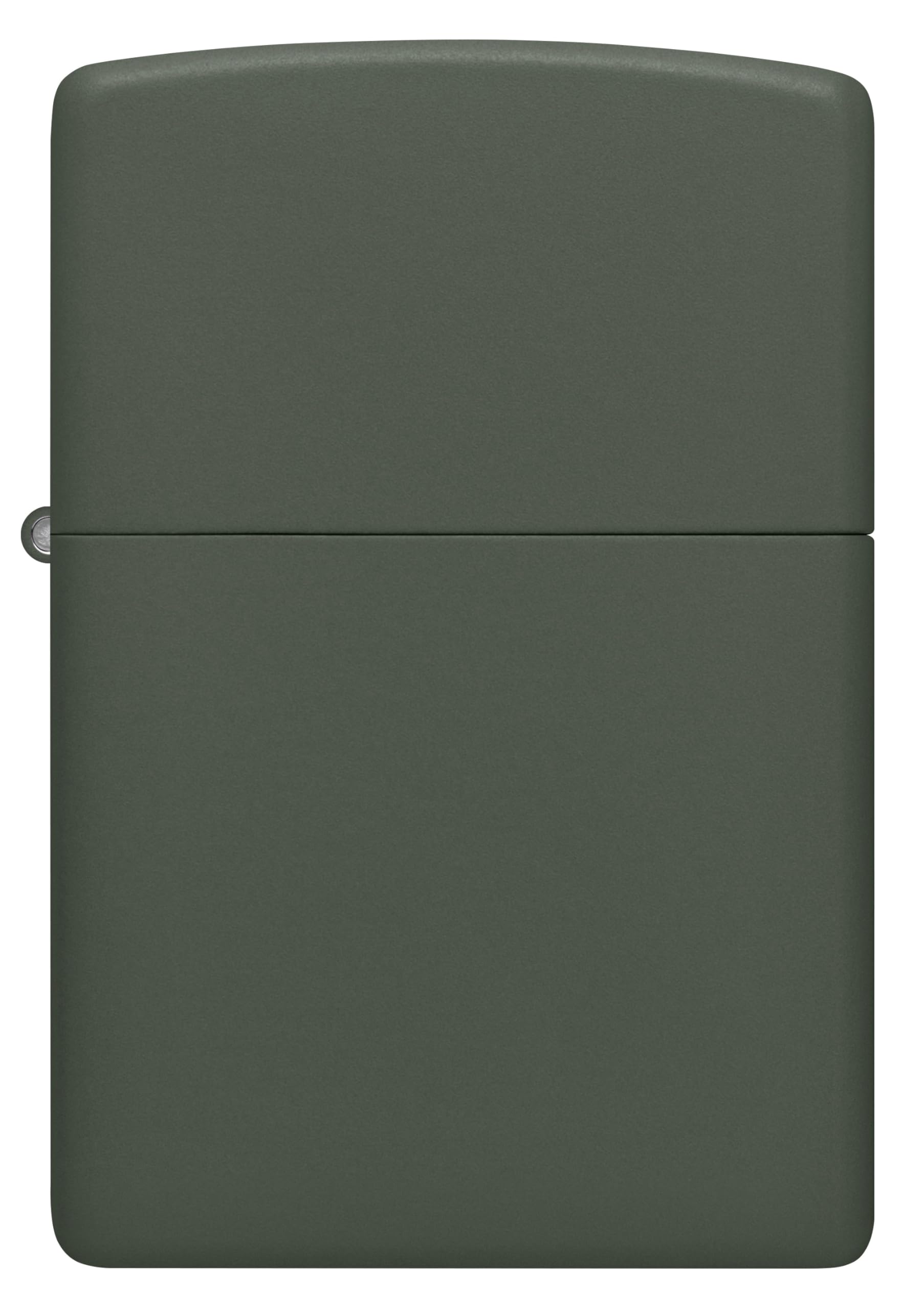 Zippo Accendino antivento – design fiamma – verde opaco – ricaricabile – riutilizzabile – antivento – in confezione regalo – in metallo – Made in USA – Exclusive