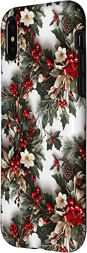 Miniatura 8 de iPhone 11 Decoración de vacaciones para el hogar, decoración de corona, funda navideña festiva