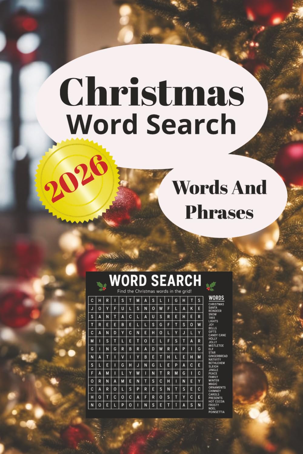 Christmas Word Search Words and Phrases