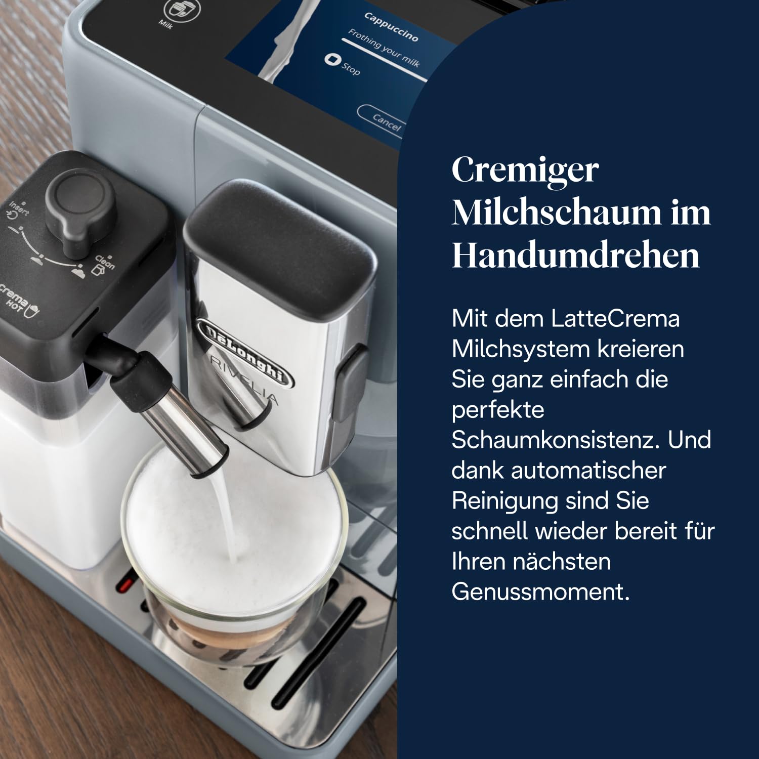 De'Longhi Rivelia EXAM440.55.G Kaffeevollautomat – Bild 8