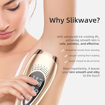 Laser Hair Removal IPL Device with 6°C Ice Cooling, At Home Hair Removal for Women & Men, 999,900 Flashes, 9 Energy Levels, Auto & Manual Modes for Face, Body & Bikini Line Rosegold