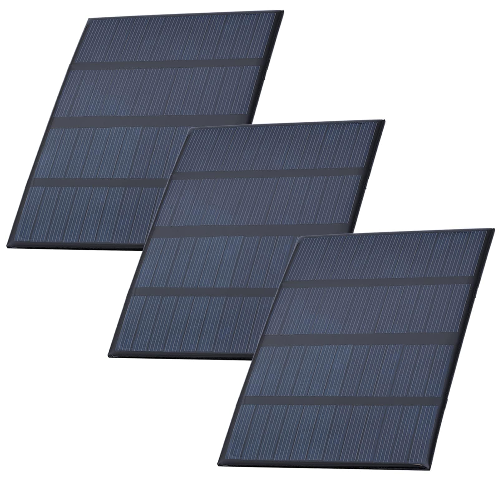 Azdelivery Light 3X Kit Module Kit Polysilicon Mini Solar Panel 5V 1,5W Small Solar Panel Portable Cell System For Charging Batteries, Phones Encapsulated In Waterproof Resin