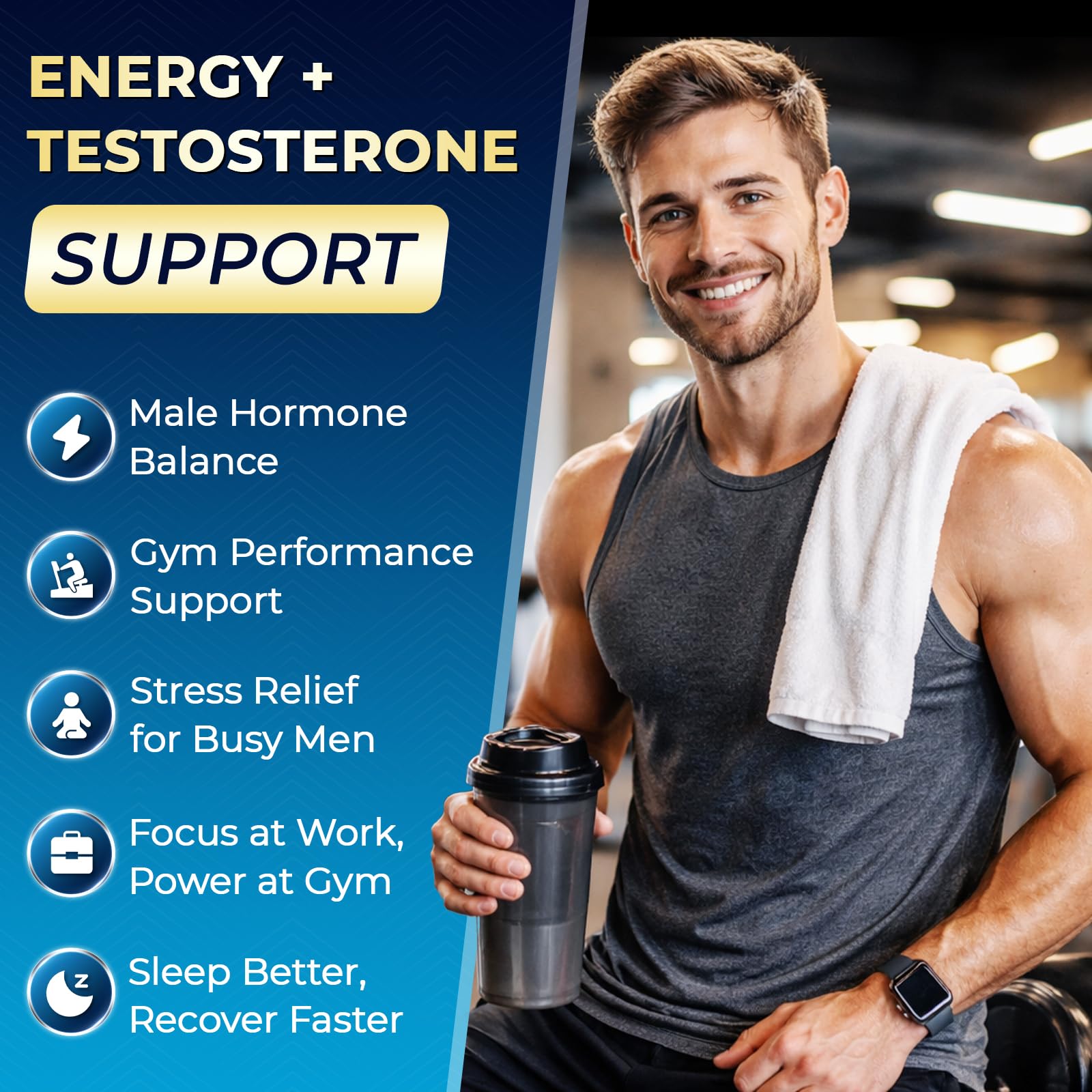 Mens Multivitamins Gummies, Ashwagandha, L-Arginine, Biotin, Zinc, Vitamins D3 C B3 B6 B12 E K2, Multivitamin for Men - Energy, Heart, Brain, Muscle, Immune, Vitality, Sugar Free, 120 Count-2 Pack — Amazon image 4
