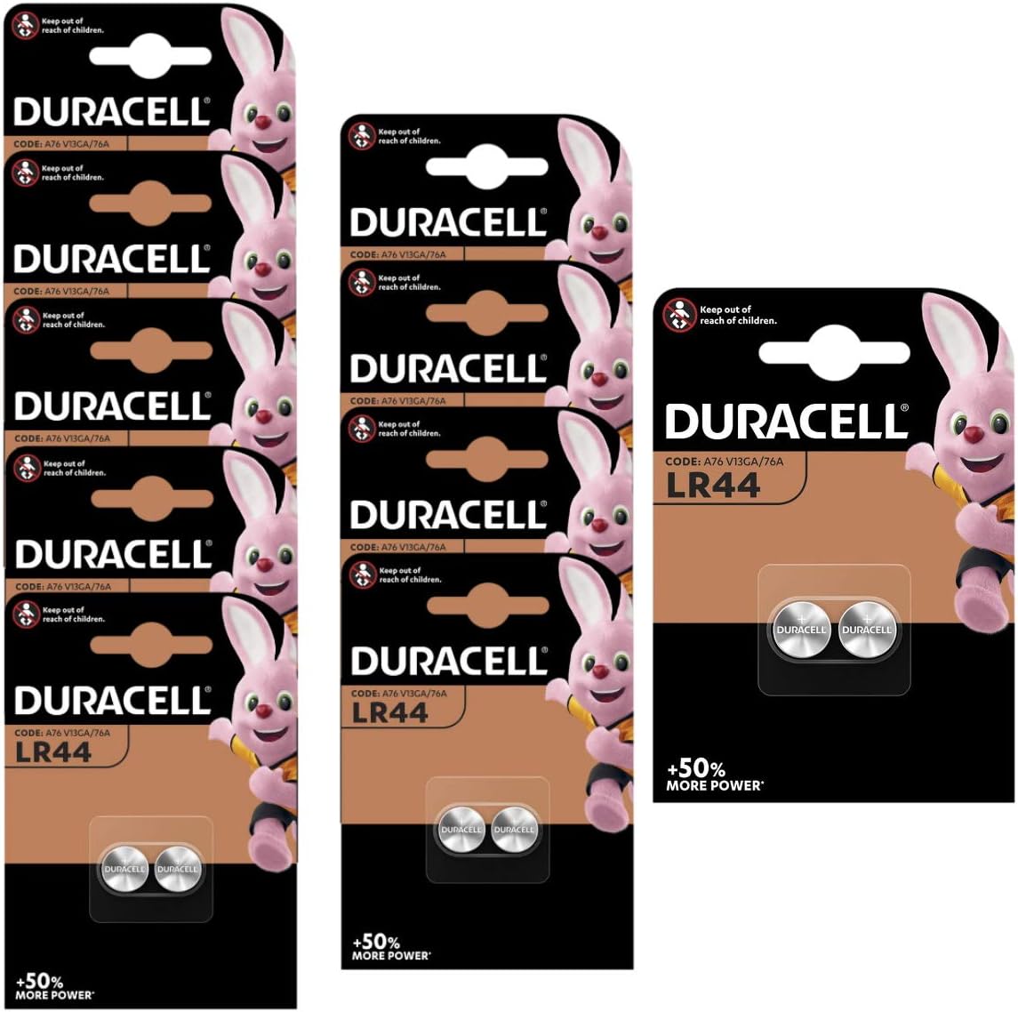 Duracell Electric LR44 Battery 1.5 V Pack of 2 Pack of 10 Amazon.co.uk Everything Else