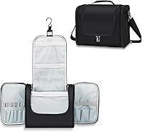 Vista 10 de Buruis Neceser de gran capacidad para mujeres y hombres, Gris Oxford , Extragrande, Classic