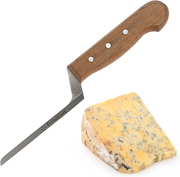 Formaticum Mini Blue Cheese Knife, 4.25" x 1.25" Stainless Steel Blade, Thin Cheese Knife for Precise Slicing, Specially Designed to Cut Blue Cheese, For Charcuterie Boards, Travel Size, Made in Italy