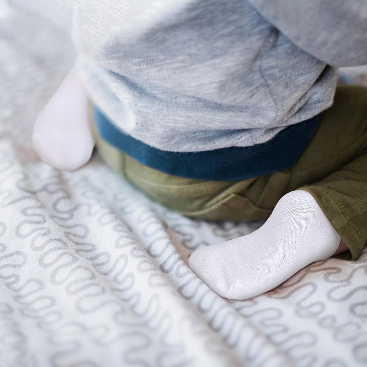 Kids Socks, 20 Pairs Ankle Low Cut Short Athletic Socks for Boys Girls Toddler 1-13 Years - Image 5