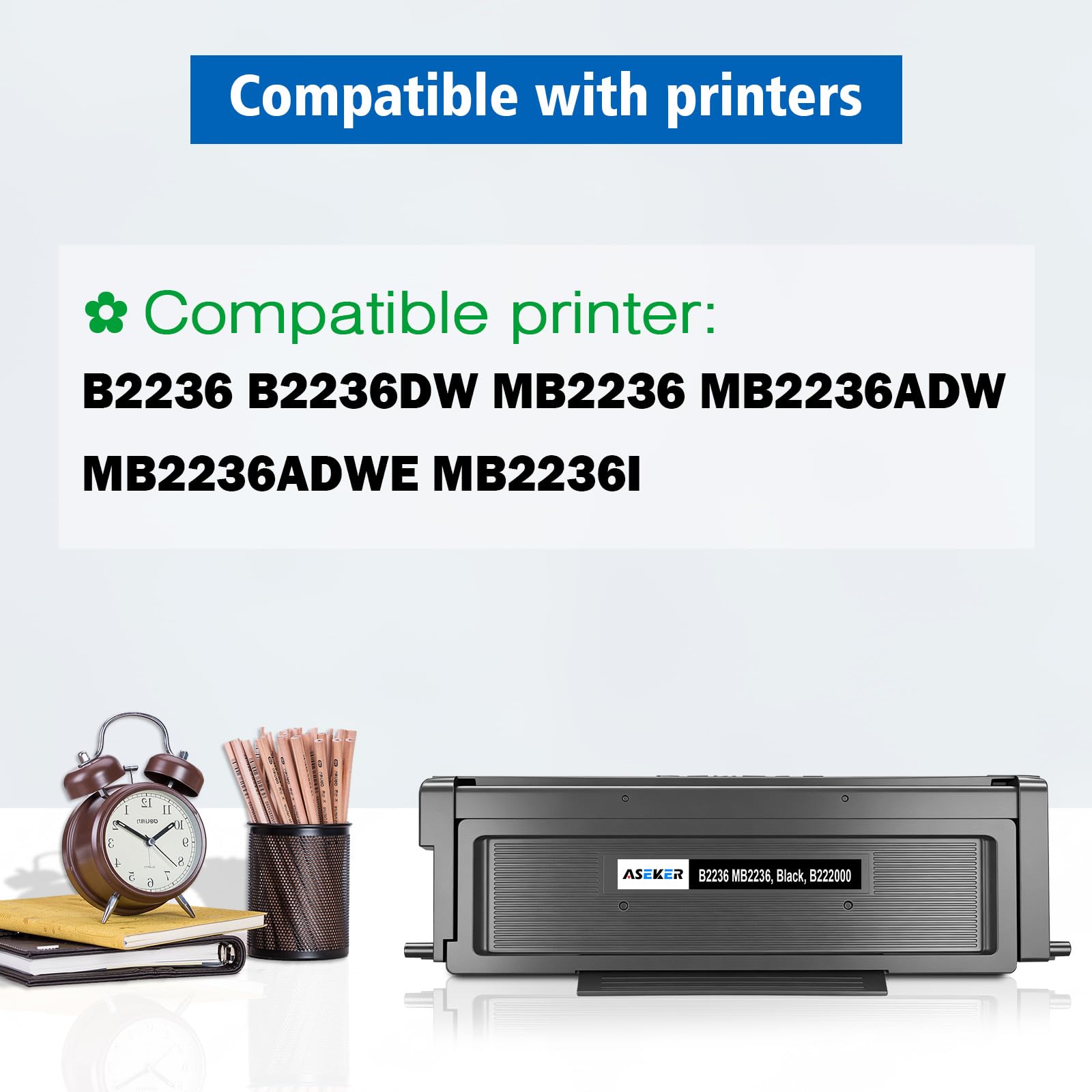 Toner czarny kompatybilny z tonerem B2236 | do drukarek Lexmark B2236DW MB2236 MB2236ADW MB2236ADWE MB2236I czarne drukarki