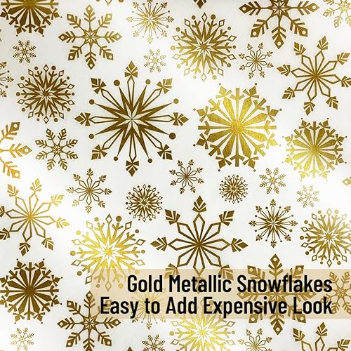 Miniatura 8 de Papel de seda y papel kraft con diseños de Navidad