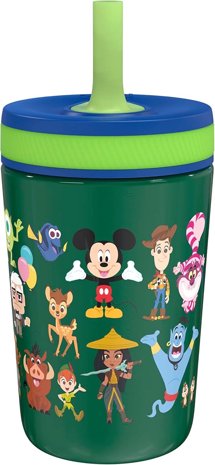 Zak Designs Disney100 Kelso Toddler Cups For Travel or At Home, 12oz