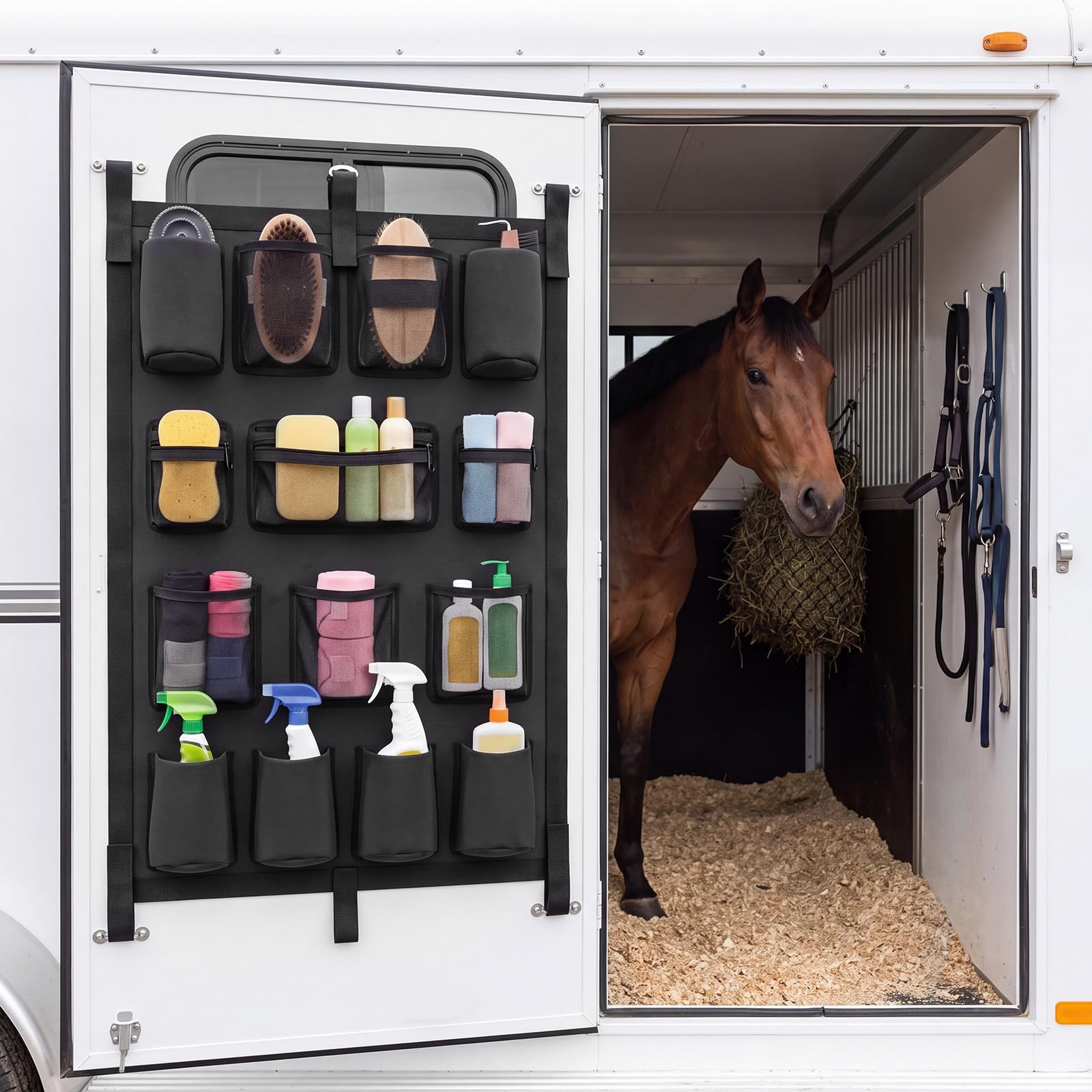 Horse Grooming Bags - 2 Pack for Trailers -6 Horse Grooming Bags - 2 Pack for Trailers -6