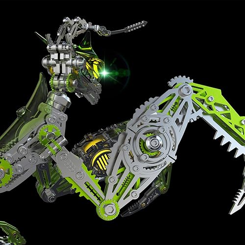 Miniatura 4 de Rompecabezas de metal 3D para adultos, conjunto de modelo de metal de mantis rezando gigante, rompecabezas de metal 3D, bloques de construcción