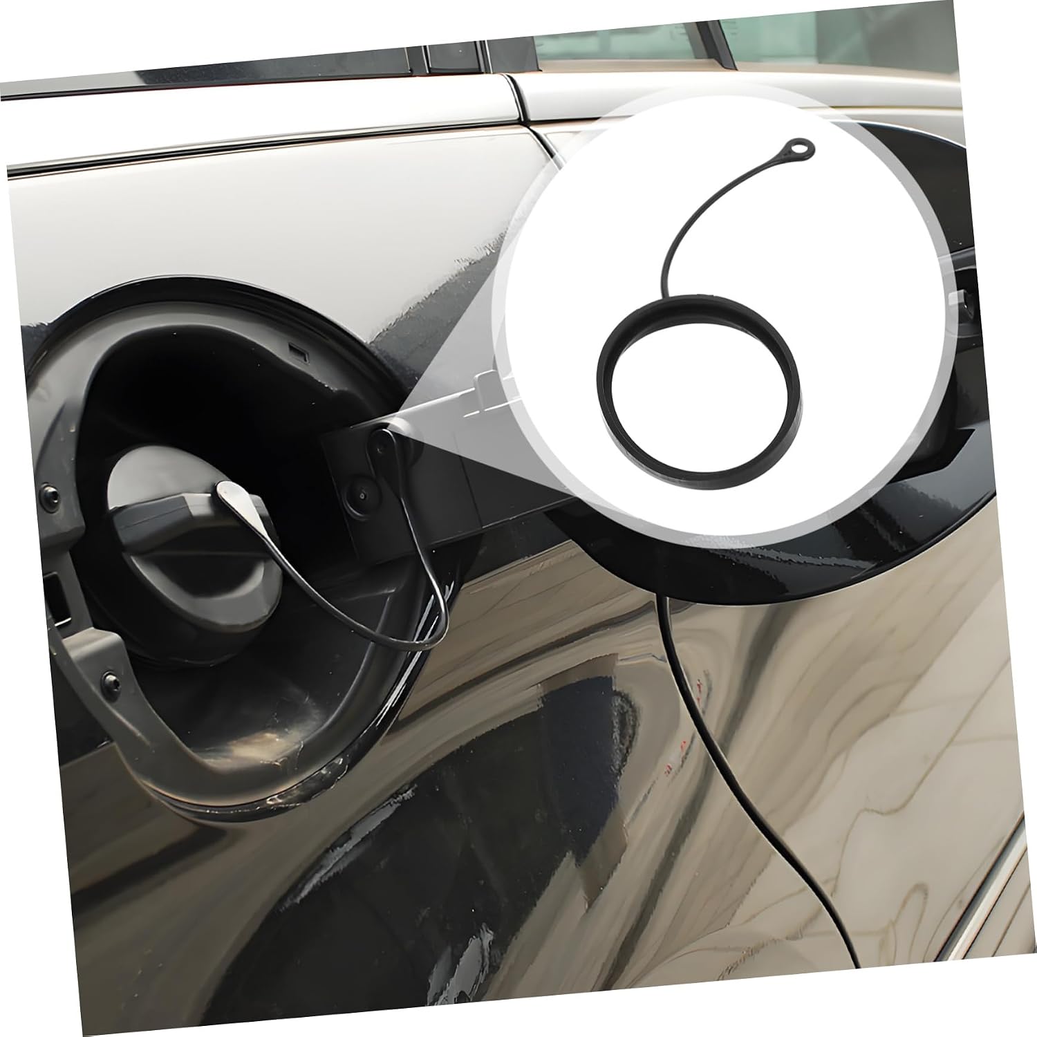 Plastic Fuel Tank Cap Tether Durable Auto Fuel Cap Rope for Convenient Refueling Compatible with Mercedes- Class Anti-loss Mechanism for Secure Sealing