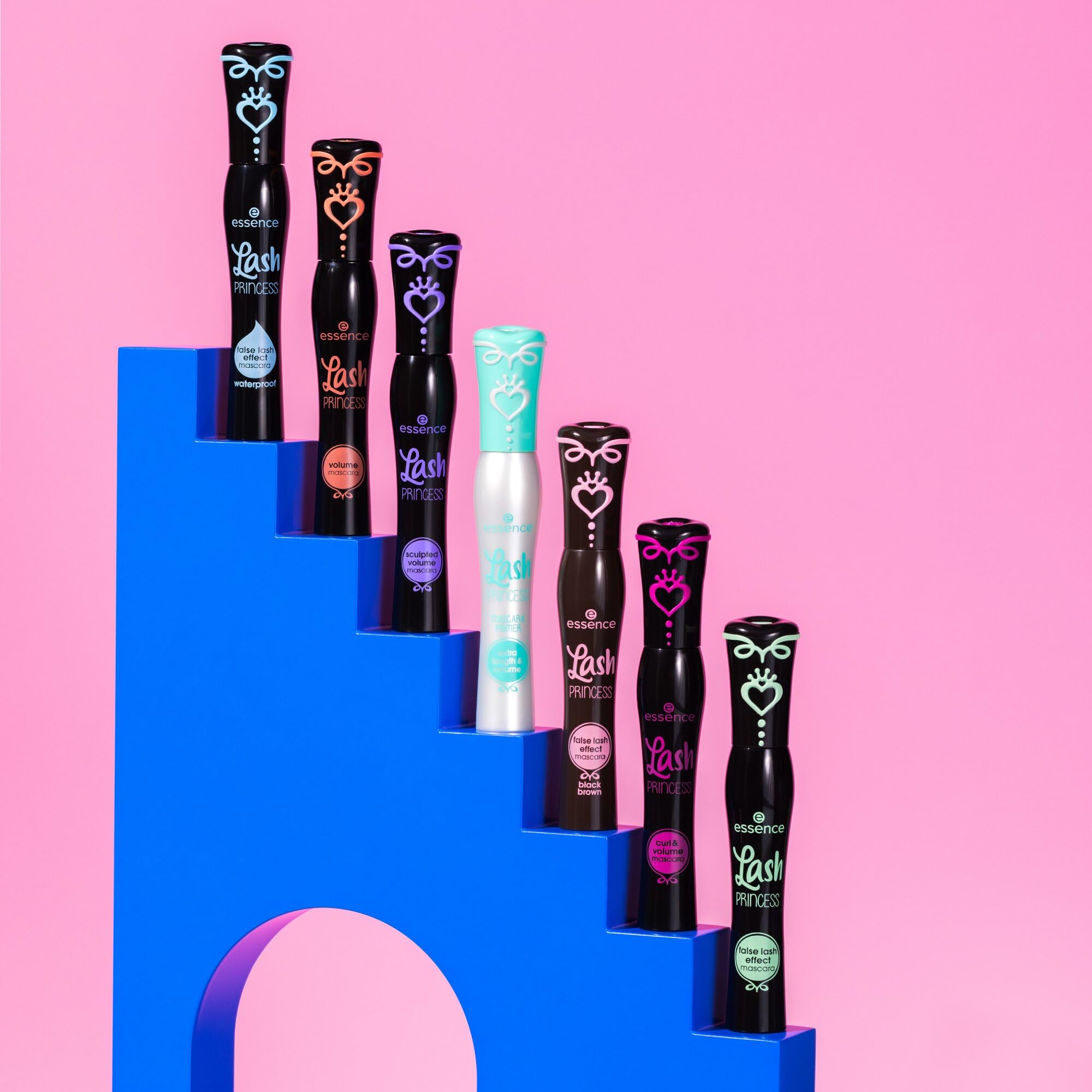 essence Lash PRINCESS PRIMER MASCARA extra length & volume, volumizzante, preparatorio, allungamento, intensiva (9ml)