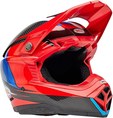 Miniatura 3 de Casco Bell Moto-10 Spherical MIPS Rhythm Gloss Blanco/Negro,Ferrandis Mechant Mate/Azul Oscuro Brillante/Azul Claro,Negro/ blanco (Gloss