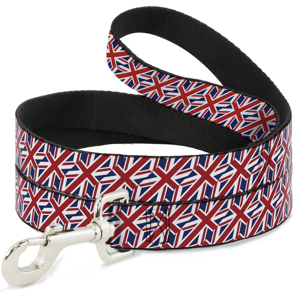 Laisse pour chien diagonale Royaume-Uni avec sangle extra large de 3,8 cm pour la sécurité