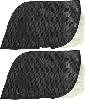 Guantes para Silla De Ruedas | Mitón Impermeable Térmico | Guantes de Montar Forrados de Terciopelo con Tiras Reflectantes | para Mujeres, Hombres, Bicicleta, Ayuda De Movilidad