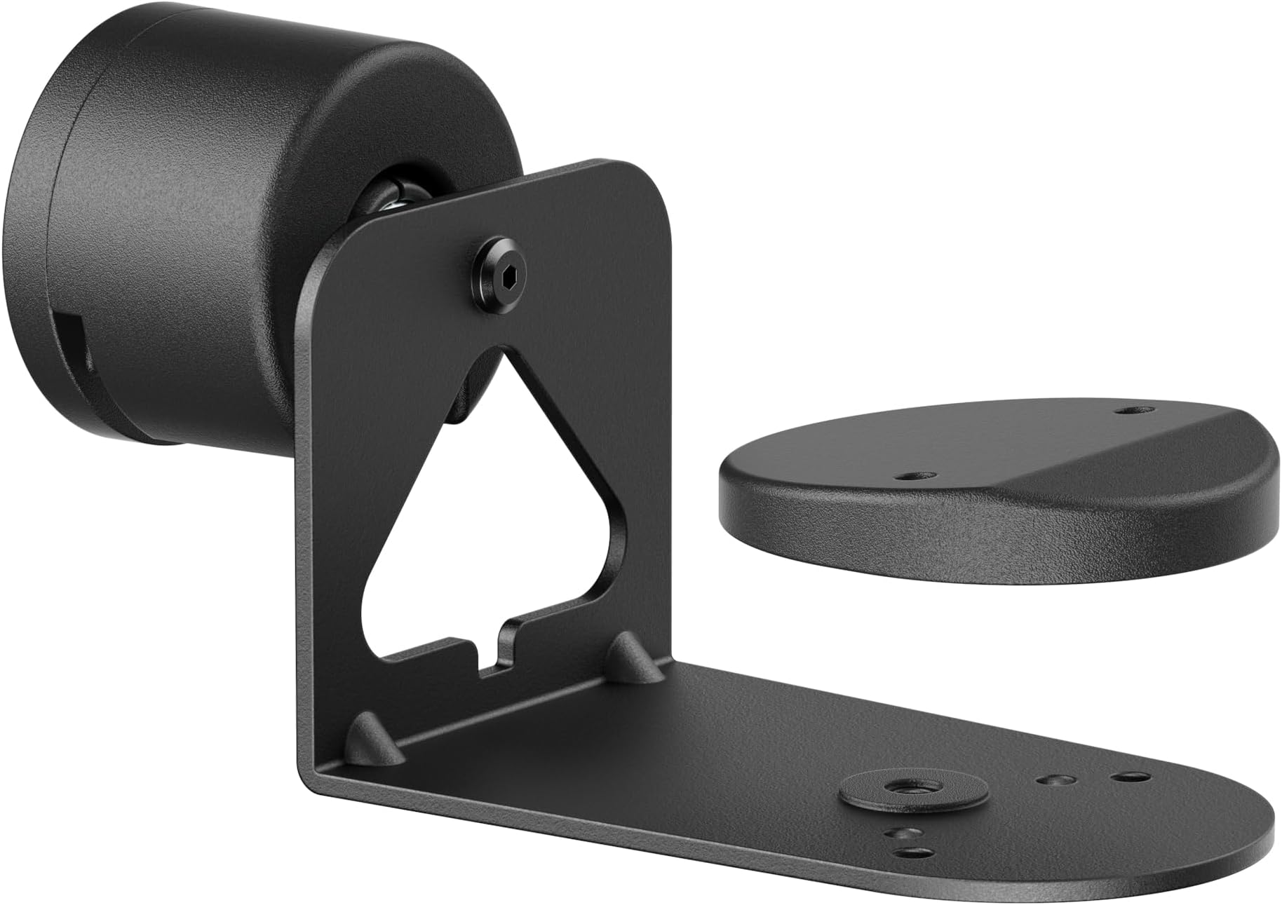 Speaker Bracket for Sonos Era 100 and 300, Speaker Wall Mount with Cable Management, Swivelling +/-30°, 5 kg Load Capacity, Black (Wall Mount)