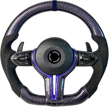 Carbon Fiber Upgraded Steering Wheel Suitable Compatible With BMW 3 Series F30 F31 F32 F33 F34 F36 F22 F23 M2 M3 M4 M5Style B