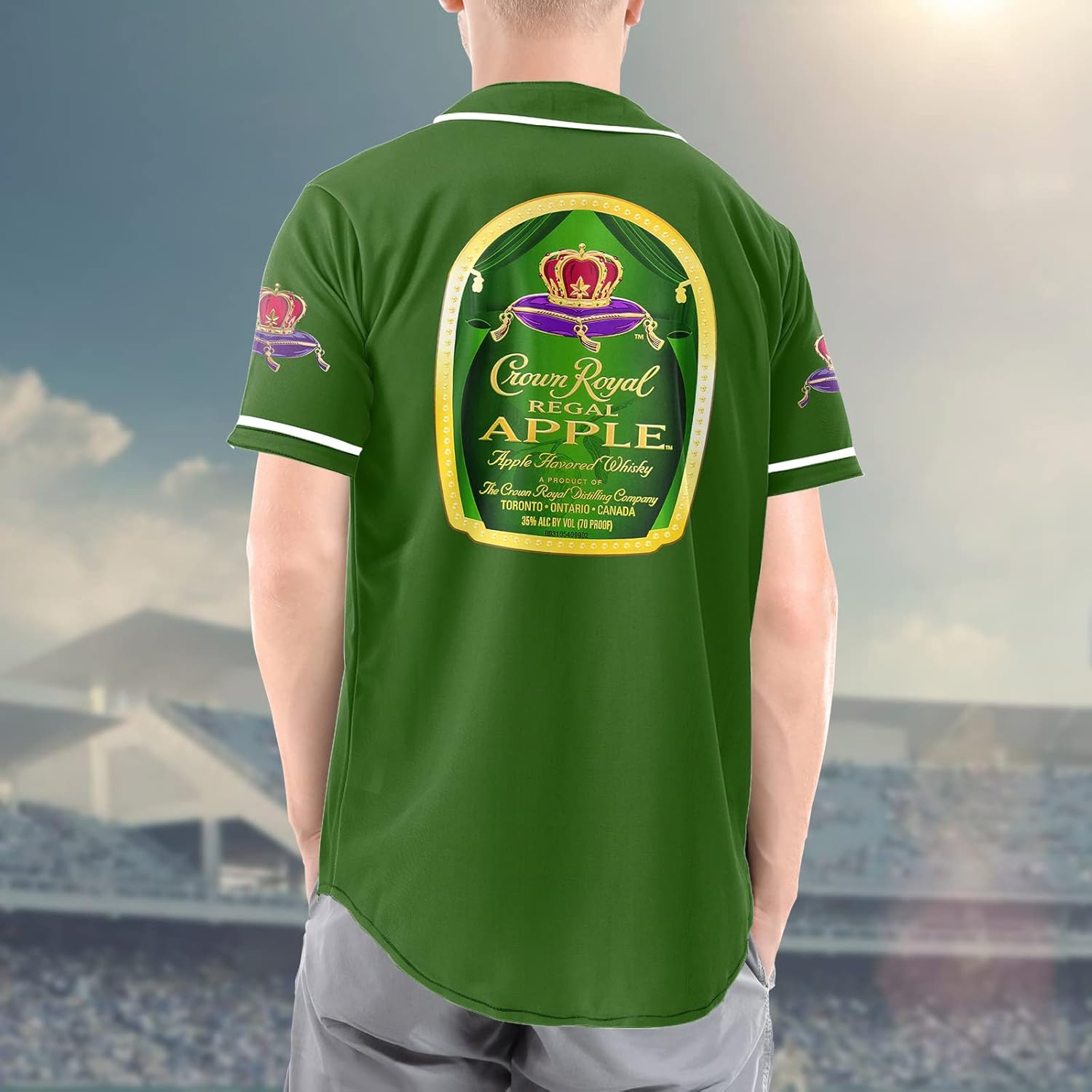 XXME Crown Fan Baseball Jersey Shirt, Crown Lovers Shirt Sports Uniform - Image 4