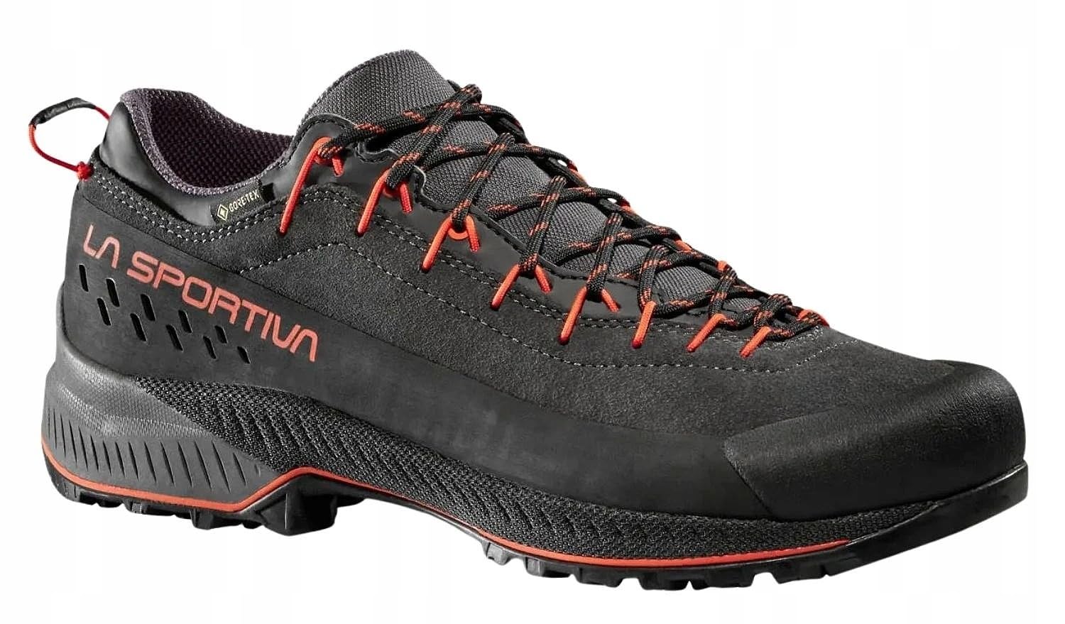 LA SPORTIVA LaSportiva TX4 Evo GTX - Zapatillas de competición para hombre - Carbon/Cherry Tomato