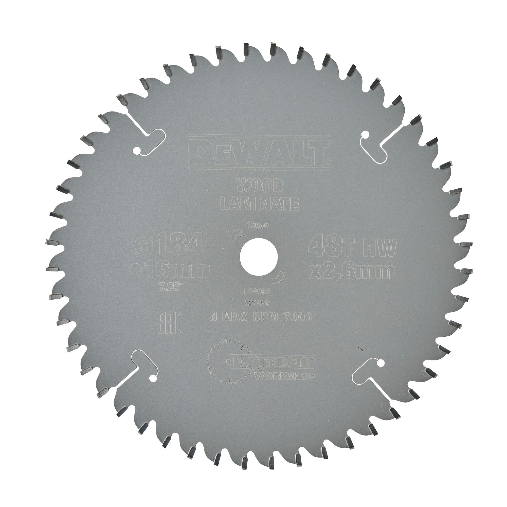 Dewalt DT4092 Elmas Testere, Metalik, 184x16mm