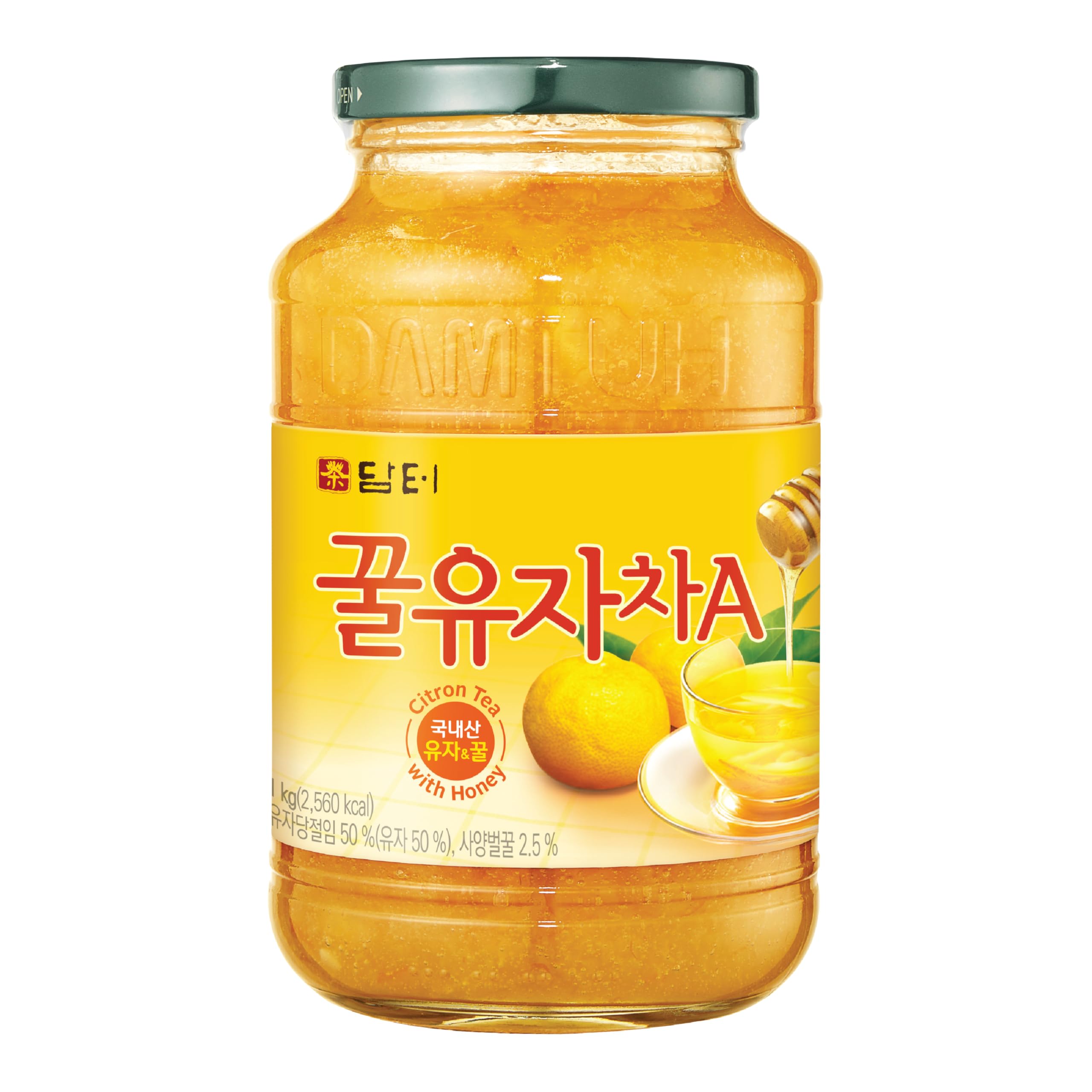 Amazon.com : Damtuh Honey Citron Tea (Yuja, Yuzu Tea) 2.2lb Large