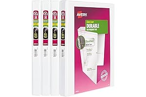 Avery Durable View Binders: The Ideal Solution for Organization and Storage