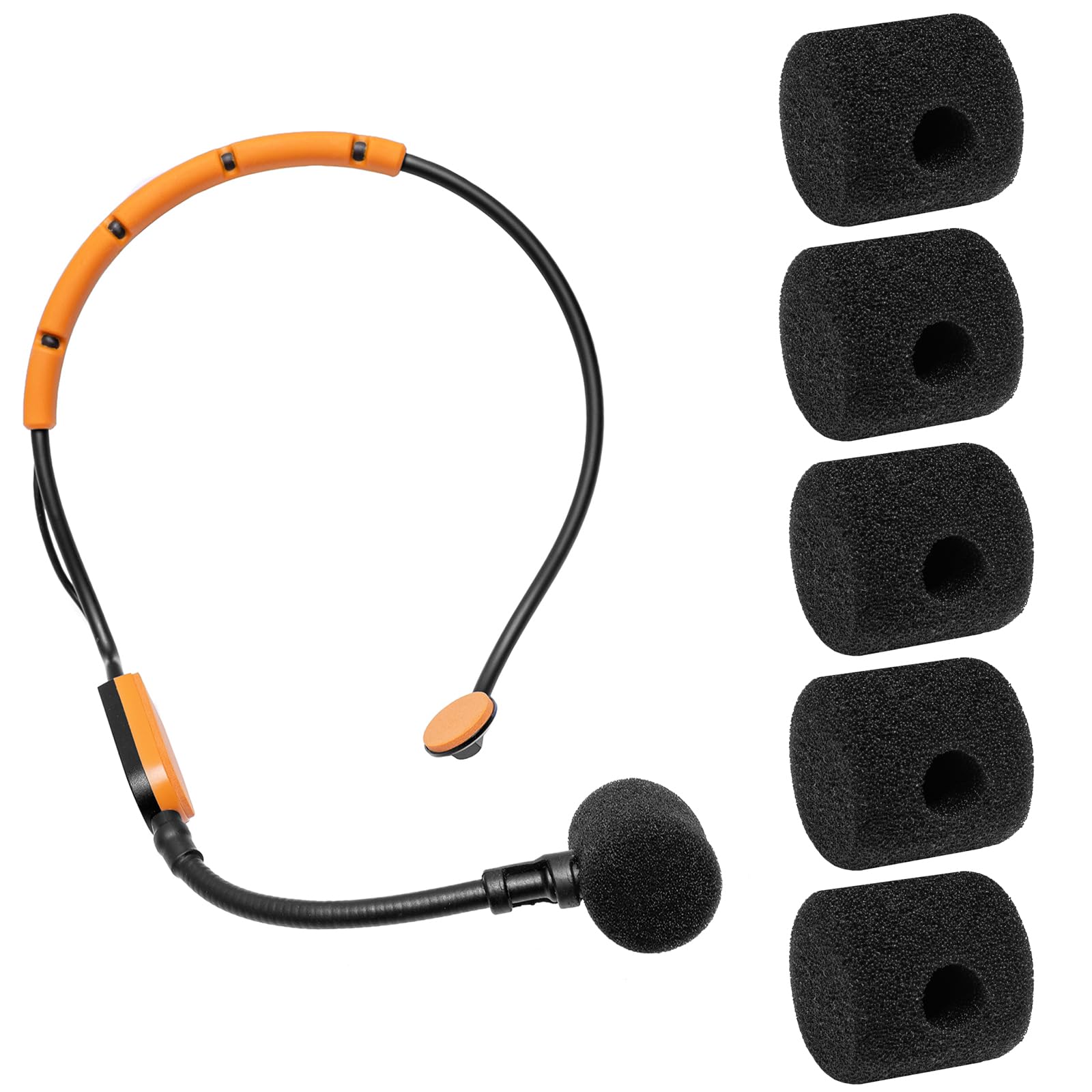 Lot de 5 housses de micro SM31 compatibles avec Shure SM31 P31 PGA31-TQG SM31FT, BLX14/SM31 BLX14/P31 Système de microphone/casque sans fil, filtre anti-pop en mousse haute densité