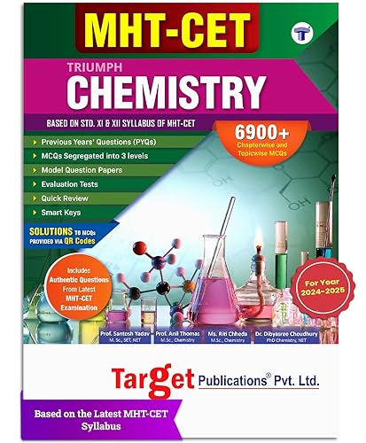 MHT-CET Triumph Chemistry Book for 2024-25 Exam | Includes 6000+ MCQs Chapterwise &amp; Topicwise, Previous Years Questions (PYQs) &amp; Model Papers | Based on 11th &amp; 12th Syllabus as per MHTCET Latest Paper Pattern
