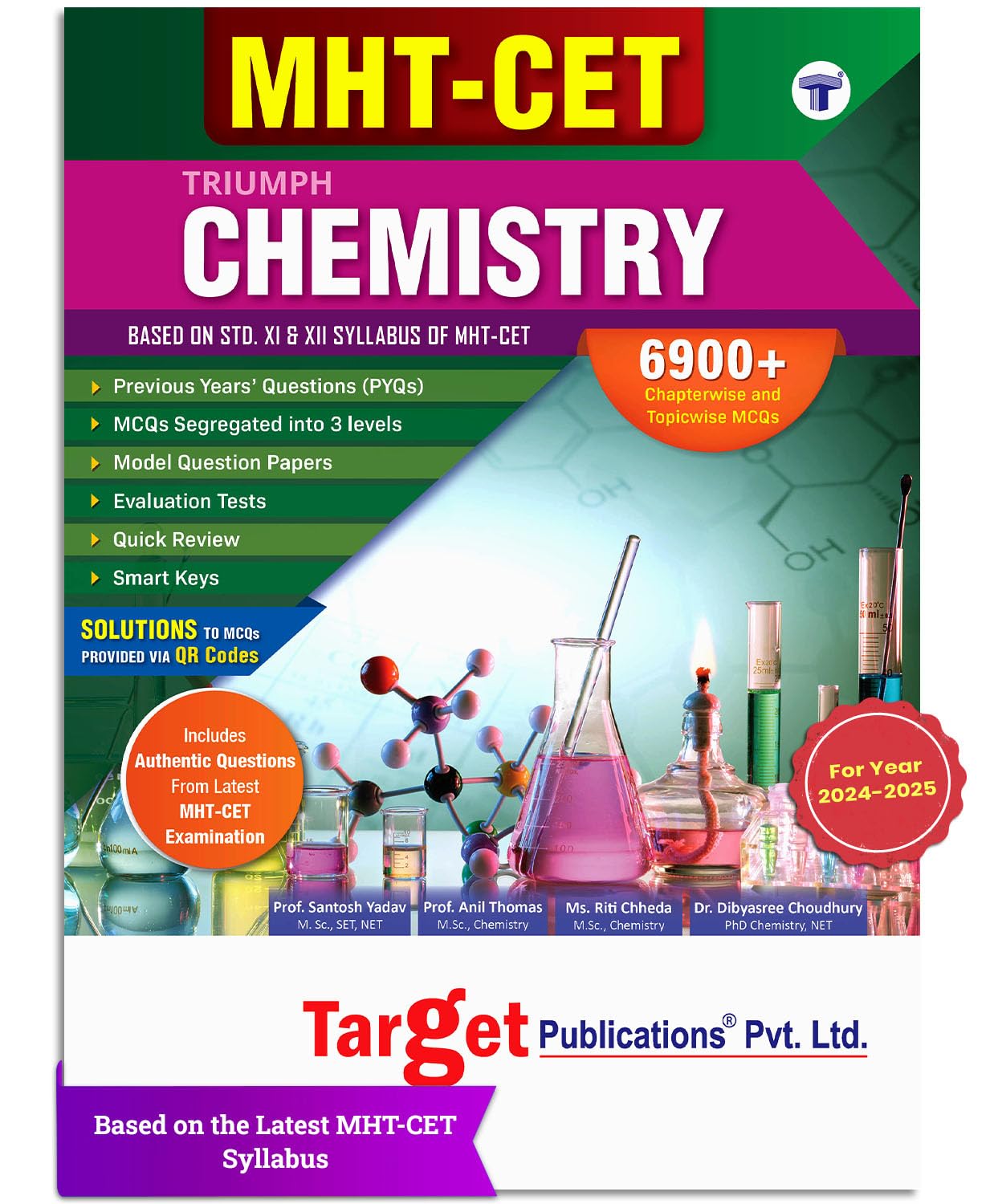 MHT-CET Triumph Chemistry MCQs (Based on Std. XI & XII Syllabus MH Board) Unknown Binding