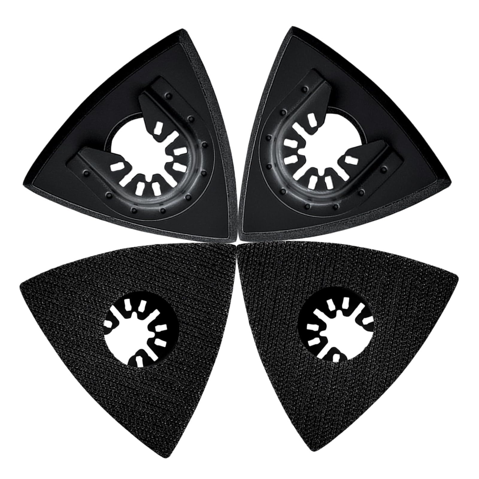 204PCS Oscillating Sandpaper Pads - Triangle Grit Set -16 204PCS Oscillating Sandpaper Pads - Triangle Grit Set -16