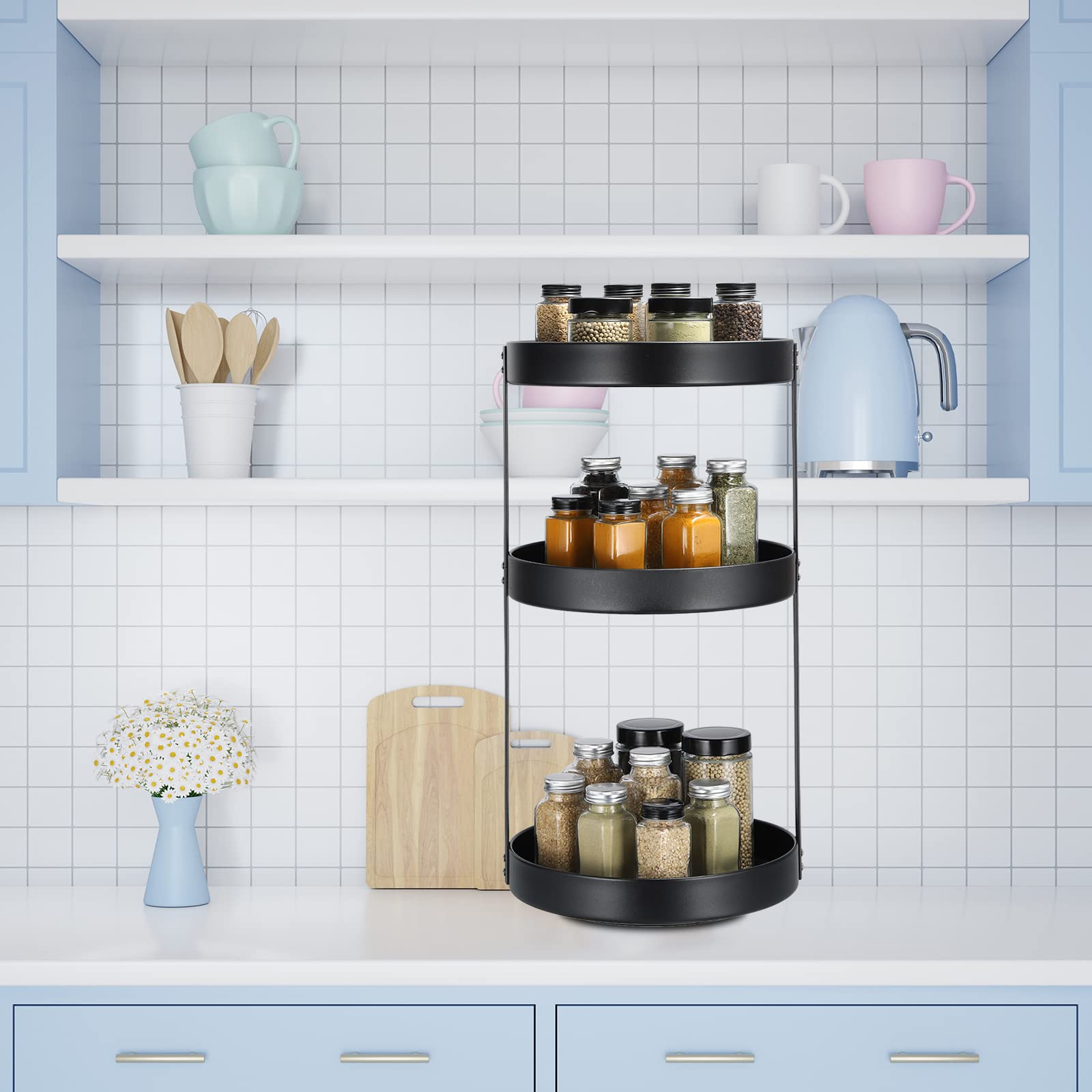 Lazy Susan - Portaspezie girevole per una facile cucina e