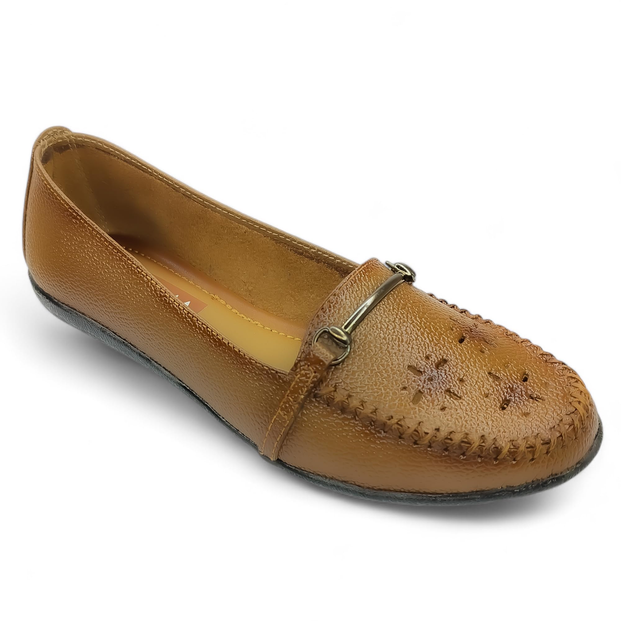 WESTOES Bombay Brown Loafer Especially for Ladies | Comfortable Platform Heel with Stylish Look | Western Dress Go to Shoes (WB21)-image-5